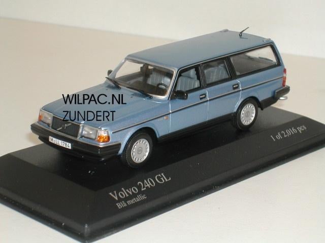 Volvo 240 . Gl break /. Estate 245 schaal 1:43 . Minichamps., Ophalen of Verzenden, Nieuw, Auto, MiniChamps