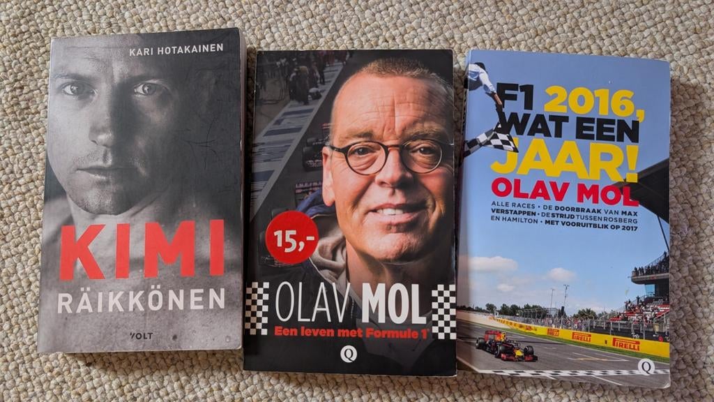 Formule 1 Boeken: Räikkönen, Mol, Jaaroverzicht, Boeken, Auto's | Boeken, Ophalen, Gelezen, Algemeen, Kari Hotakainen, Olav Mol