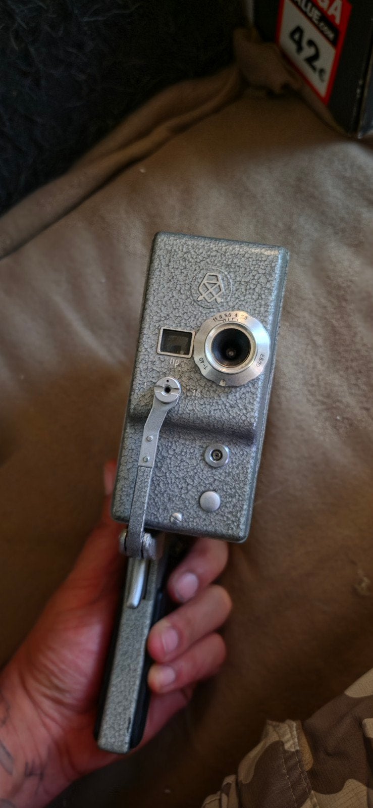 Oude filmcamera voor verzamelaars, Ophalen, 8mm, Camera