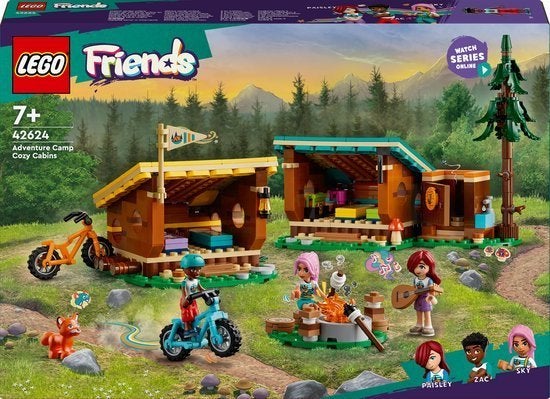 Lego Friends 42624 Avonturenkamp knusse boshutten NIEUW, Lego, Lego, Nieuw, Friends