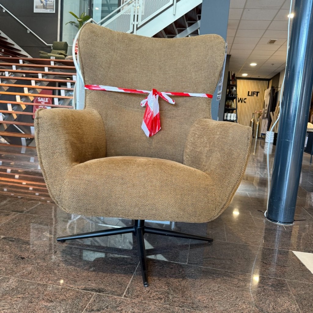 Plentia Draaifauteuil  - Stof Tokio Mustard - IN.HOUSE, Huis en Inrichting, Fauteuils, Niet ingevuld, Niet ingevuld, Niet ingevuld