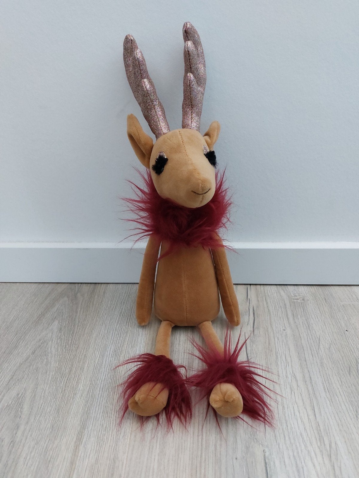 Knuffel jellycat swellegant felicity rendier reindeer L1829, Kinderen en Baby's, Ophalen of Verzenden, Zo goed als nieuw