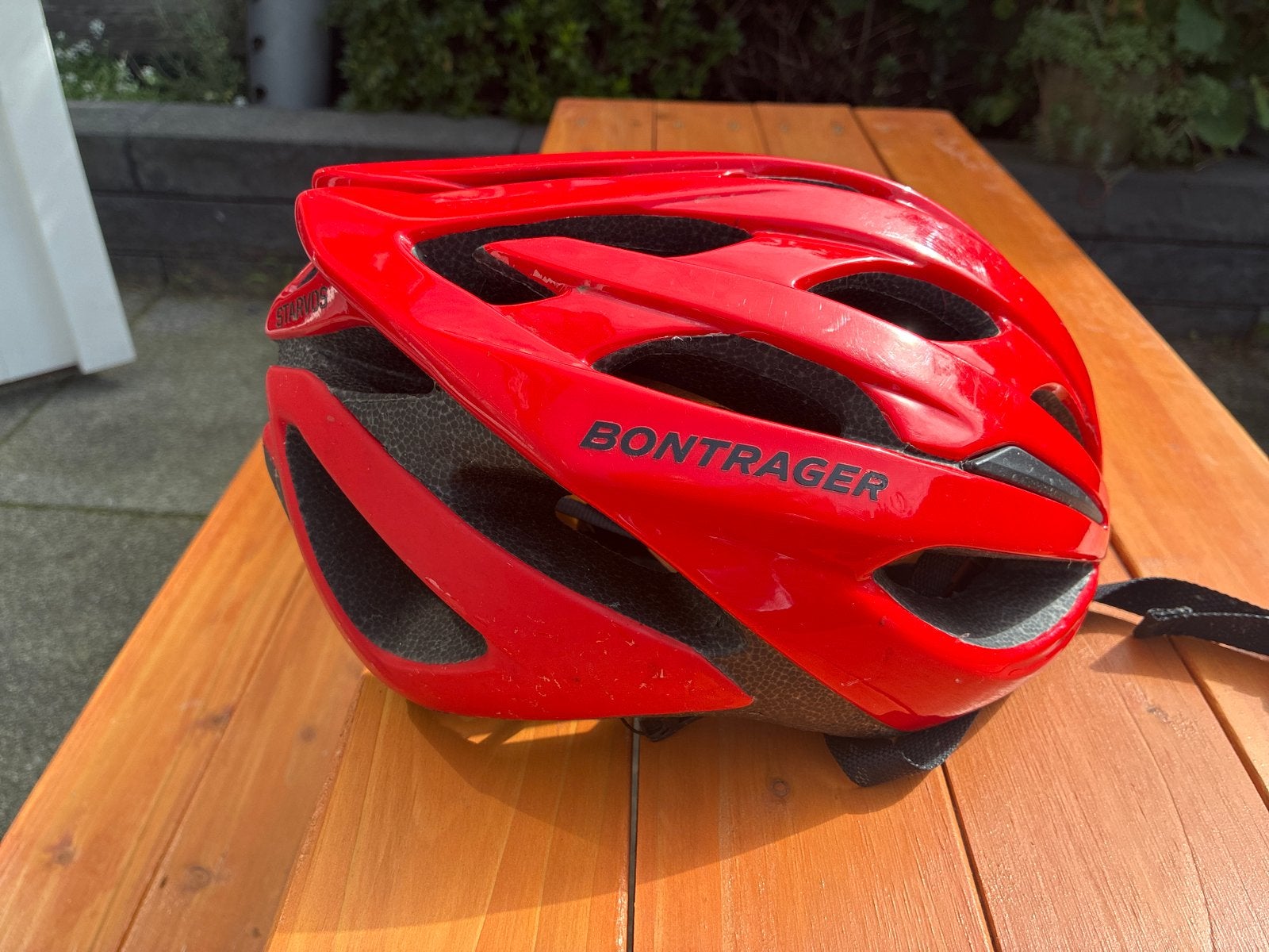 Bontrager Starvos Fietshelm Rood Maat M, Ophalen of Verzenden, Gebruikt, M, Heer of Dame