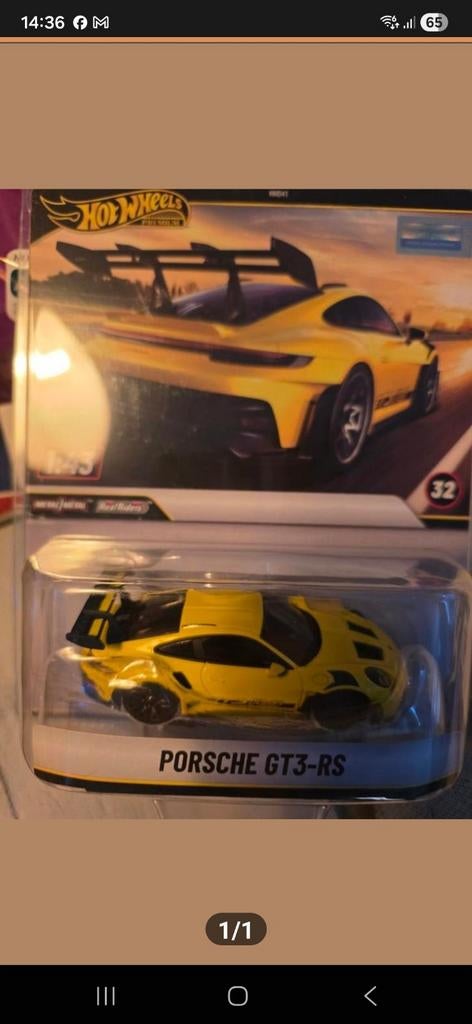 Hot Wheels Porsche GT3-RS, Matel, Onbekend, Nieuw, Ophalen of Verzenden