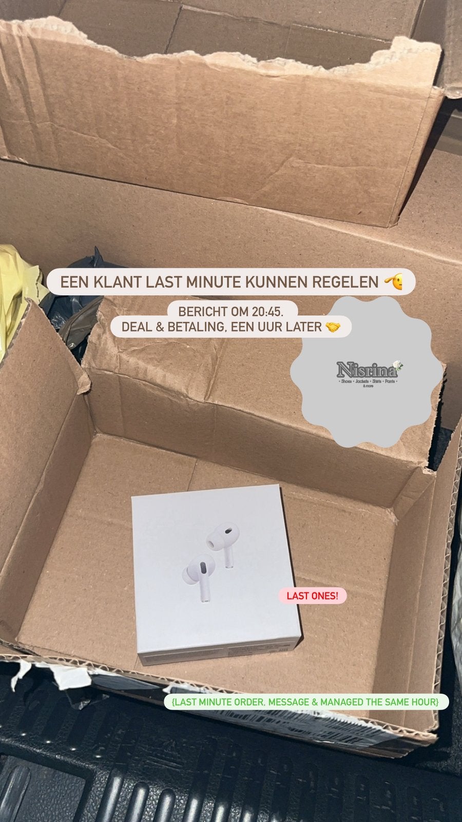 Airpods Pro 2 (ANC), Telecommunicatie, Ophalen of Verzenden, Nieuw, In gehoorgang (in-ear)