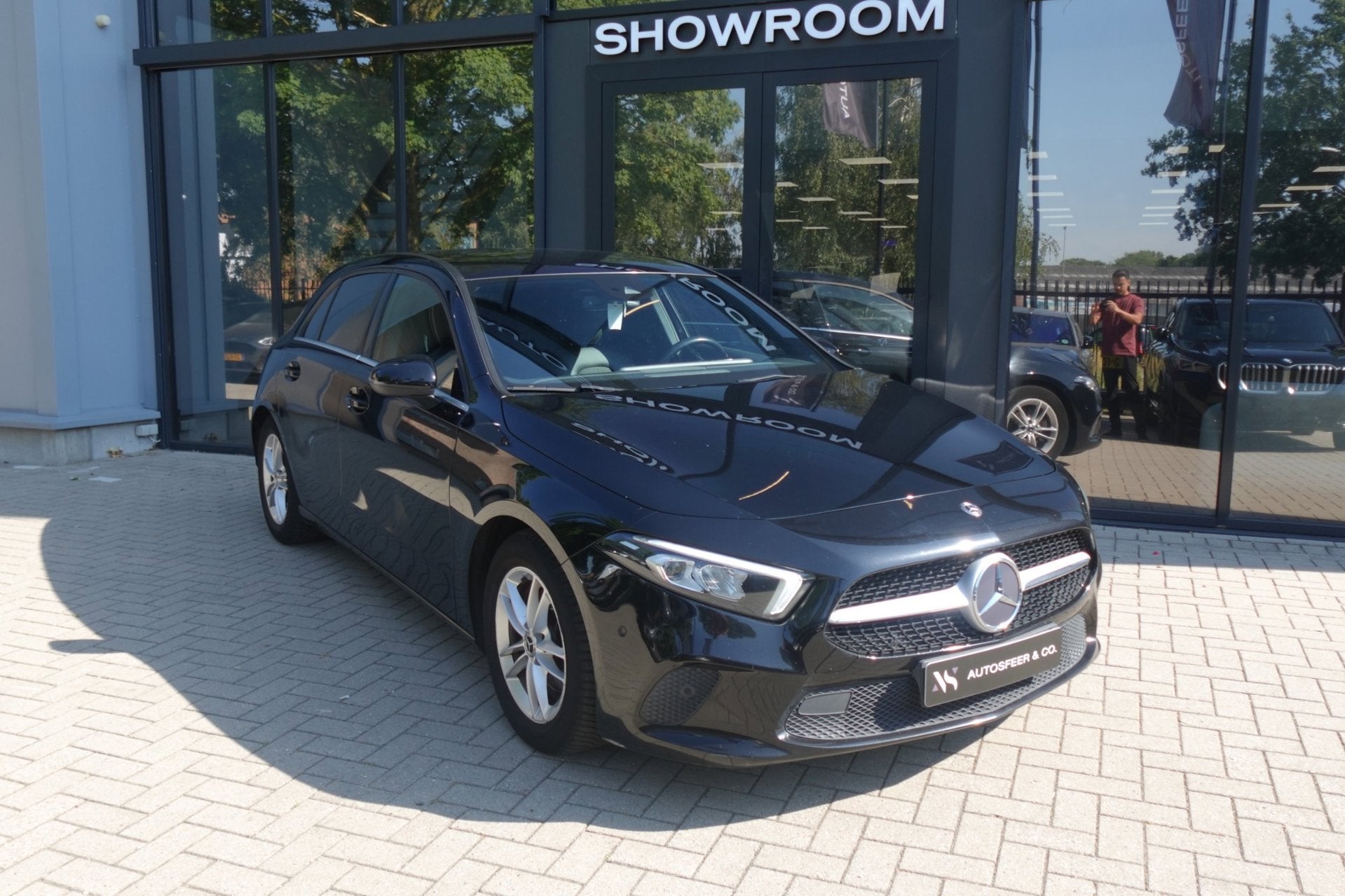 Mercedes-Benz A-klasse 180 d Business Solution Limited NAVI, Auto's, 1345 kg, Gebruikt, Zwart, 4 cilinders
