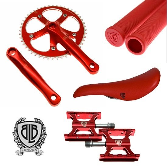BLB - Brick Lane Bikes - fixed gear set, rood, Overige materialen, Overige typen, Nieuw, Ophalen of Verzenden