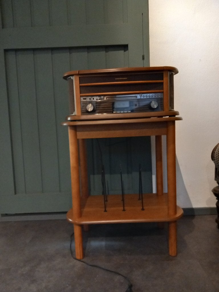 Soundmaster Classic Line Platenspeler met meubel retrostyle, Pitch-regelaar, Zo goed als nieuw, Platenspeler, Ophalen