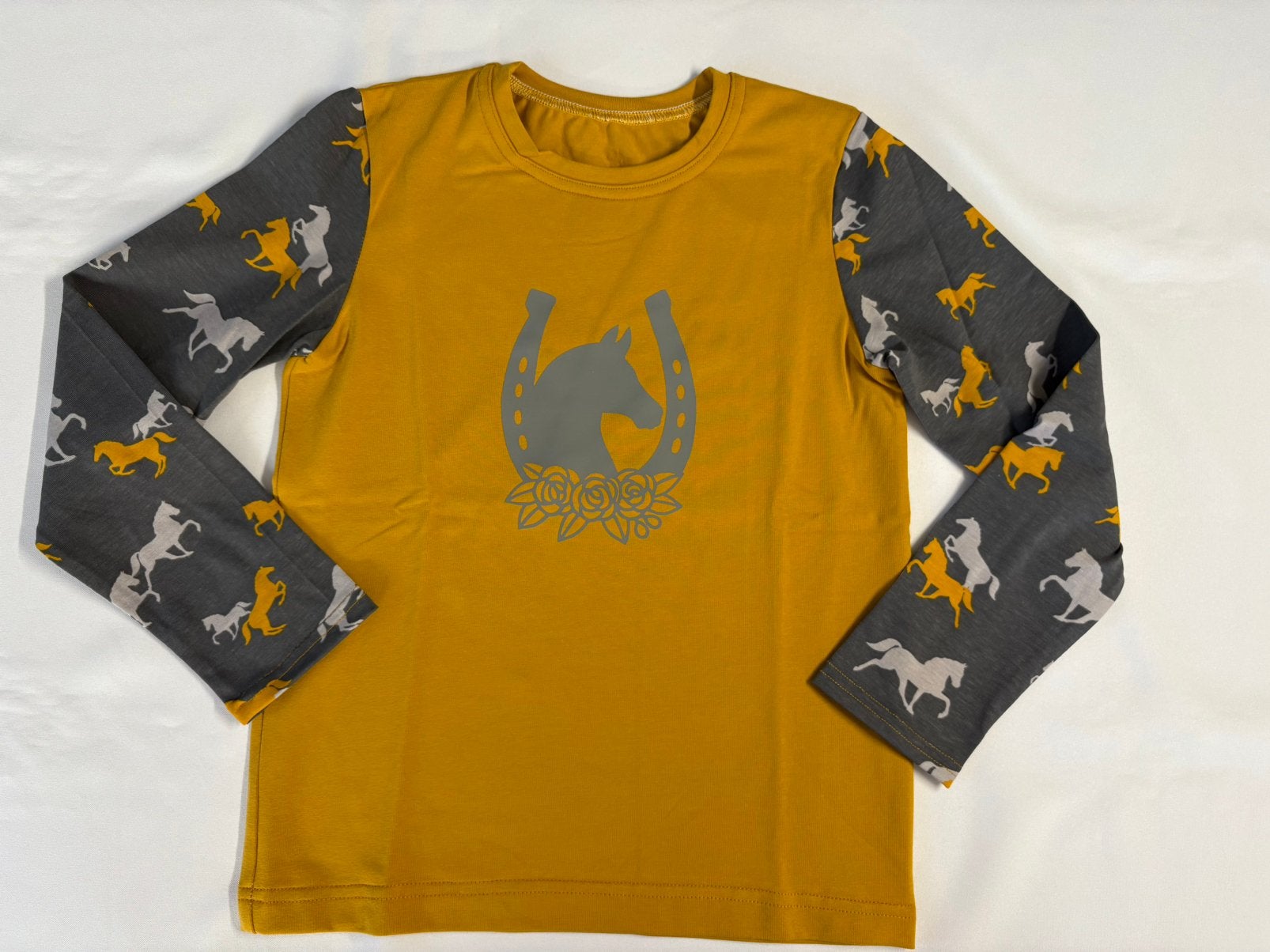 Shirt paard hoefijzer maat 128, Geen, Nieuw, Ophalen of Verzenden, Shirt of Longsleeve