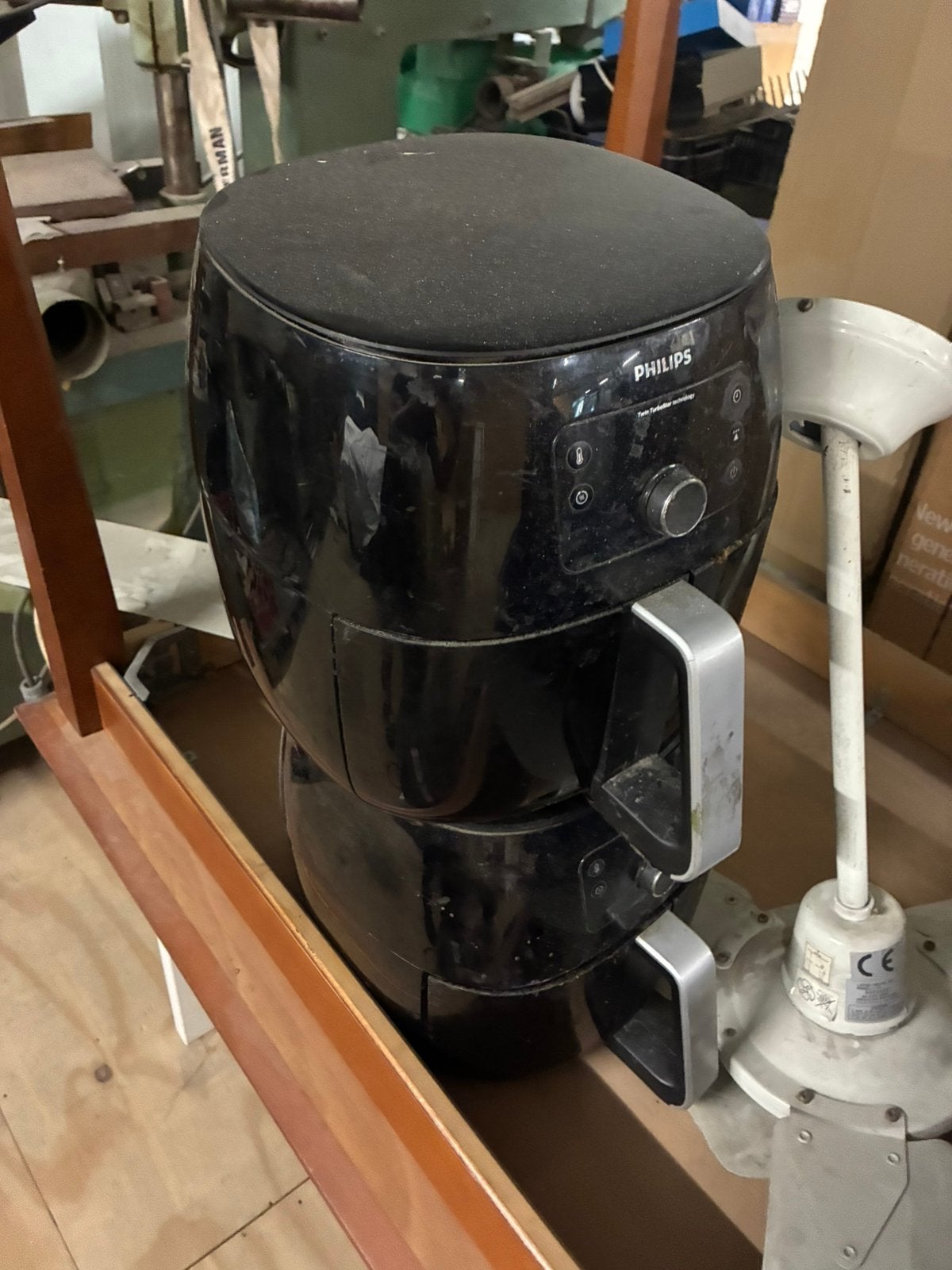 Philips airfryers, Ophalen, Gebruikt