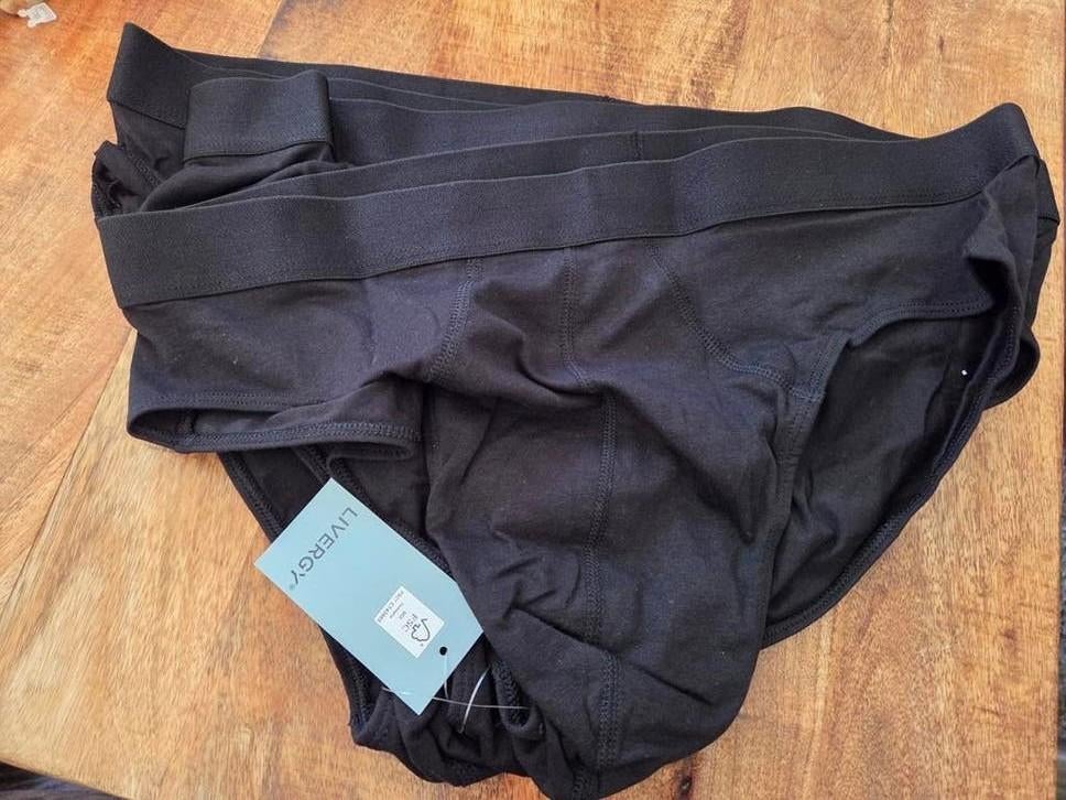 LIVERGY Heren Slips Zwart - Maat XL (7), Kleding | Heren, Ophalen of Verzenden, Zwart, Livergy, Slip