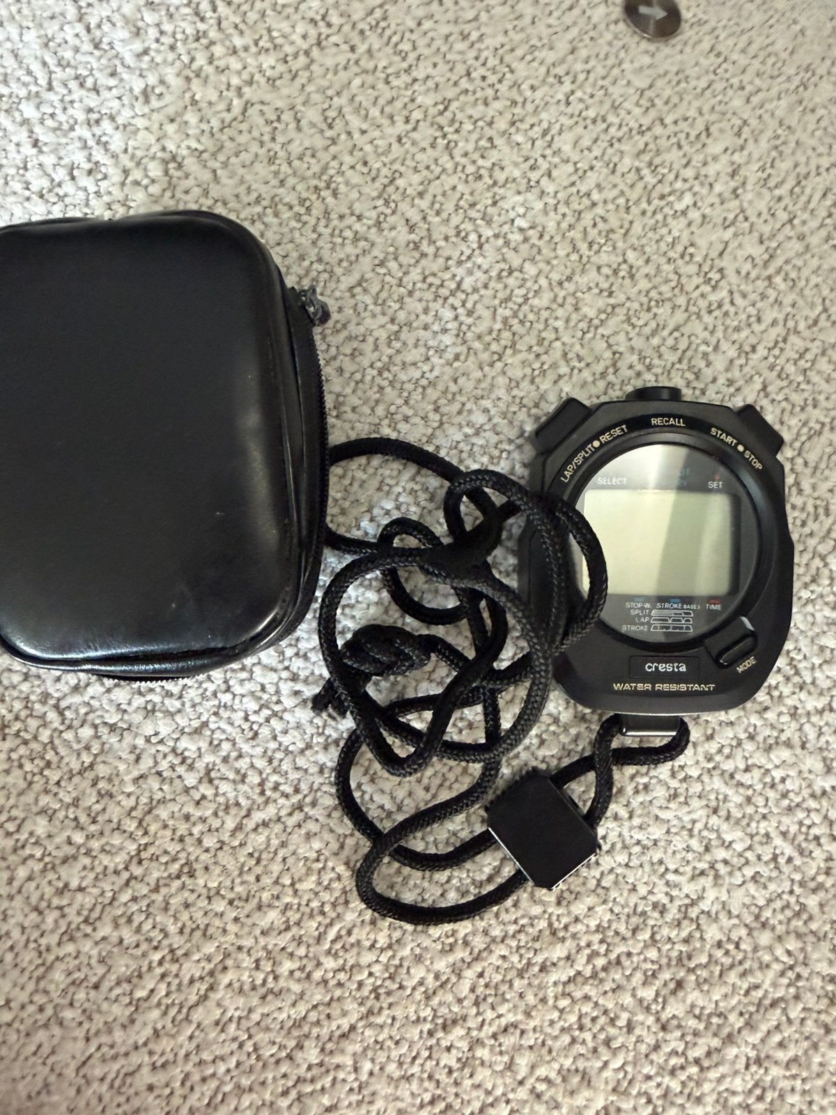 Professionele Cresta Digitale Sport Stopwatch  Etui, Ophalen of Verzenden, Zo goed als nieuw, Overige typen, Overige merken
