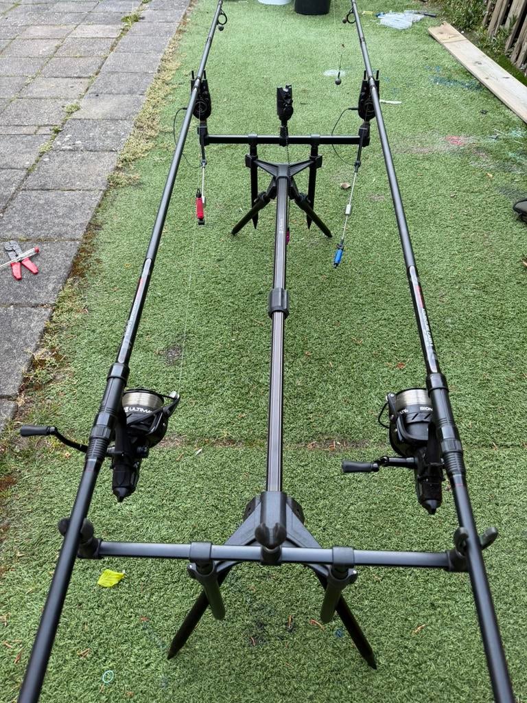 Rod pod set, Watersport en Boten, Hengelsport | Karpervissen, Ophalen, Zo goed als nieuw, Overige typen