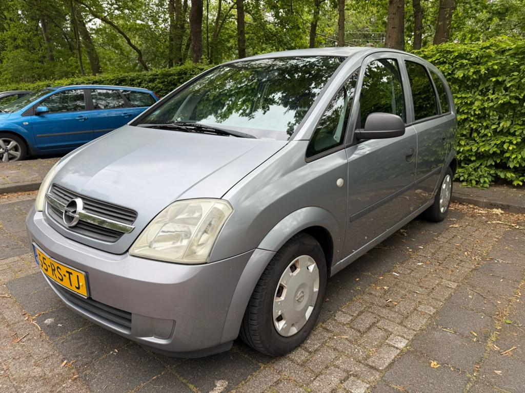 Opel Meriva 1.4 Cruise control Nieuwe Airco Grote Beurt NAP, Voorwielaandrijving, Stof, Airbags, Zwart