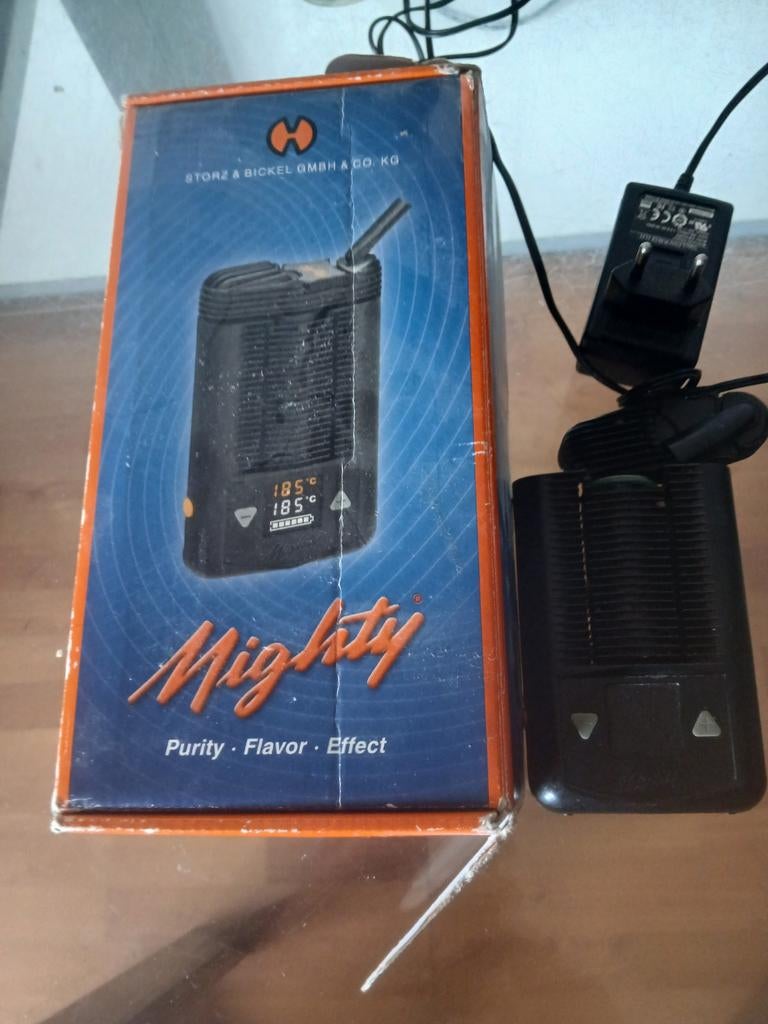 storz and bickel mighty vaporizer, Ophalen of Verzenden, Gebruikt