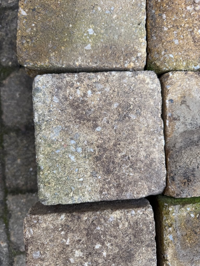 Gebruikte betonnen klinkers voor tuin of oprit, Tuin en Terras, Ophalen, Gebruikt, Klinkers, Minder dan 5 m²