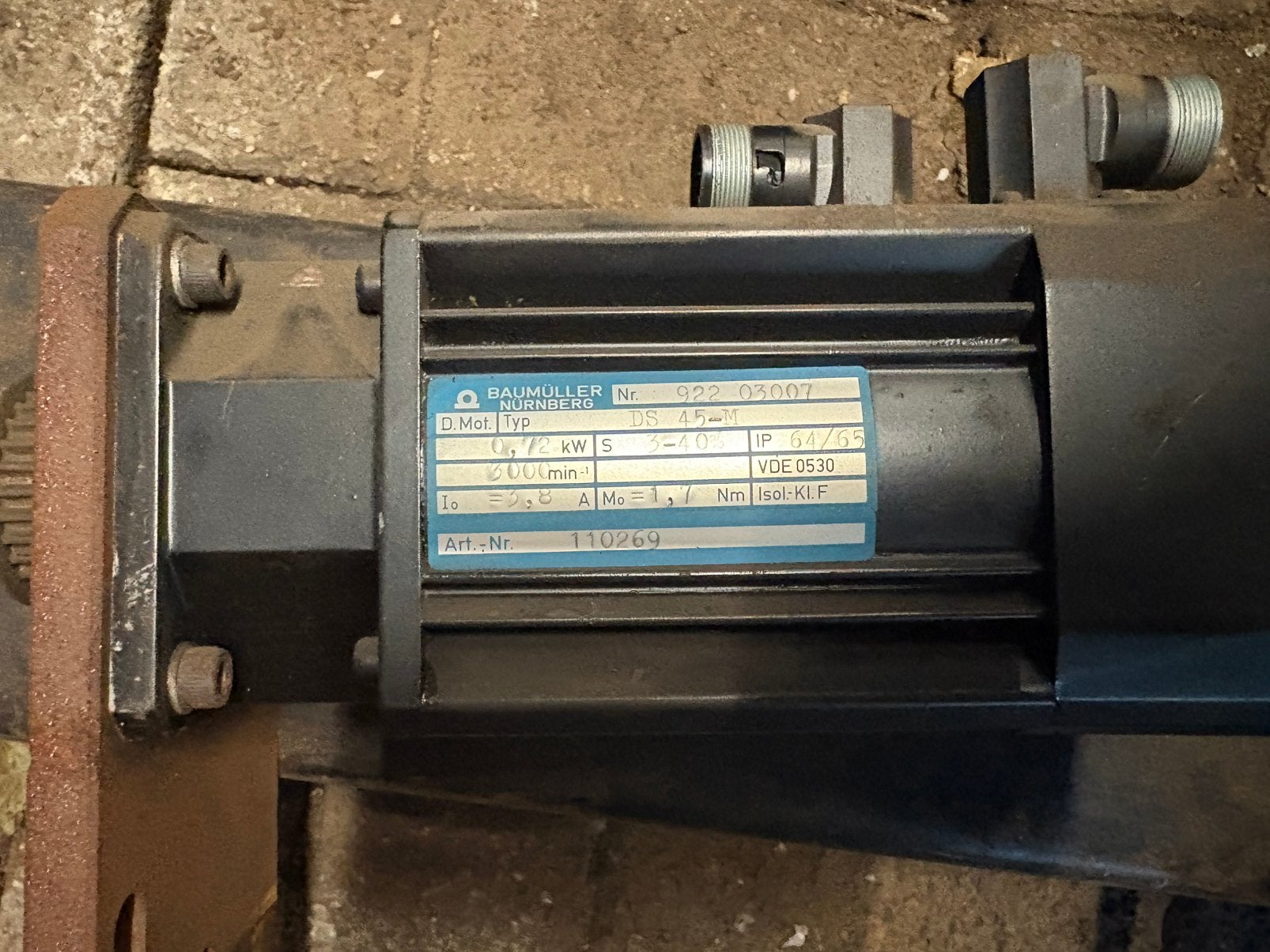 Electro motoren cnc, Ophalen, Gebruikt