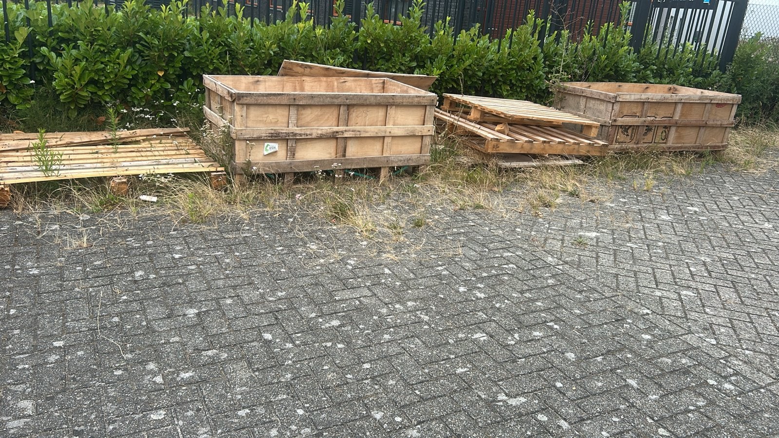 Partij pallets / hout - Kachelhout / Stookhout, Ophalen, Gebruikt, Overige houtsoorten, Pallet