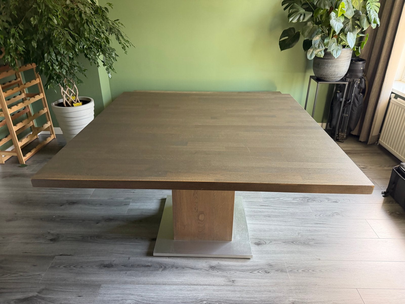 Eettafel, Ophalen, Gebruikt, Vierkant, 100 tot 150 cm