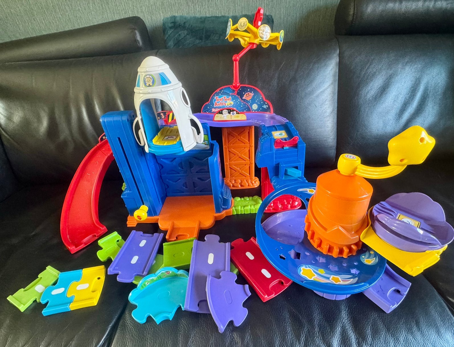 VTech Toet Toet Ruimtestation incl Ruben Ruimteschip, Ophalen of Verzenden, Zo goed als nieuw, 2 tot 4 jaar