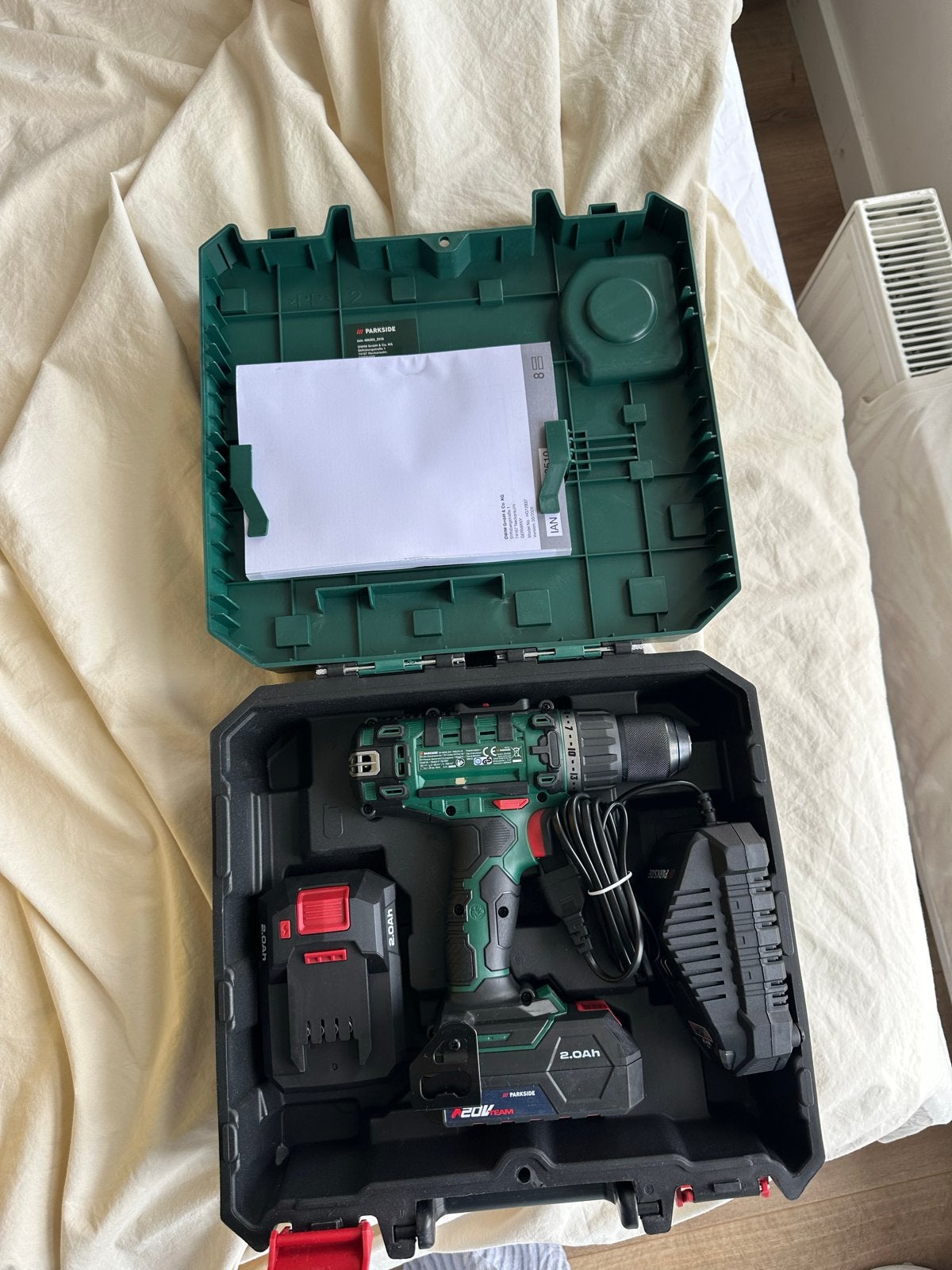 PARKSIDE Accu-schroefboormachine set (defecte boor/accu)