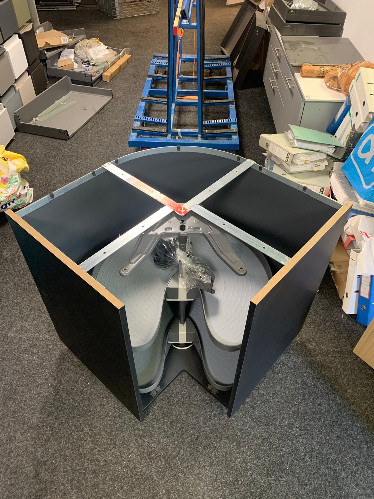 Nieuwe carrouselkast zonder deuren stelmaat 80x80 cm, Ophalen, 75 cm of meer, Nieuw, 50 tot 100 cm