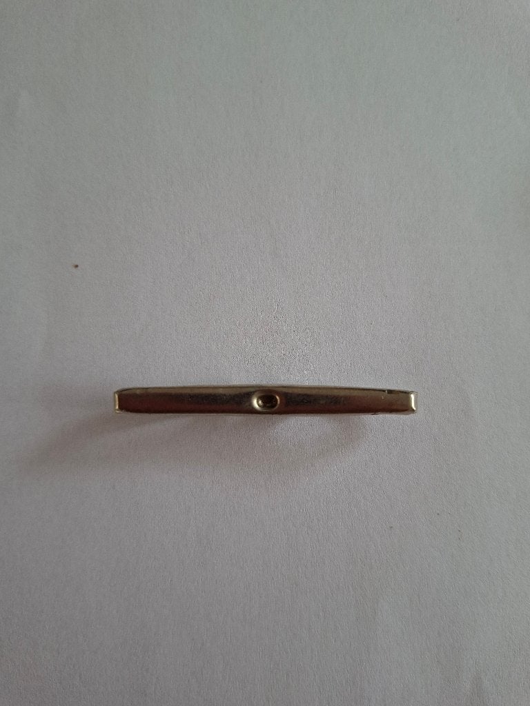 kraagspeld/klem. Vintage. Tenax. Kaulusklipsi.lengte 4 cm., Ophalen of Verzenden, Zo goed als nieuw, Zilver