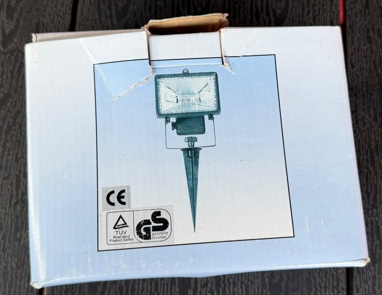 Buitenlamp met grondspies - Nieuw in doos, Tuin en Terras, Ophalen, Overige materialen, Minder dan 50 watt, Nieuw