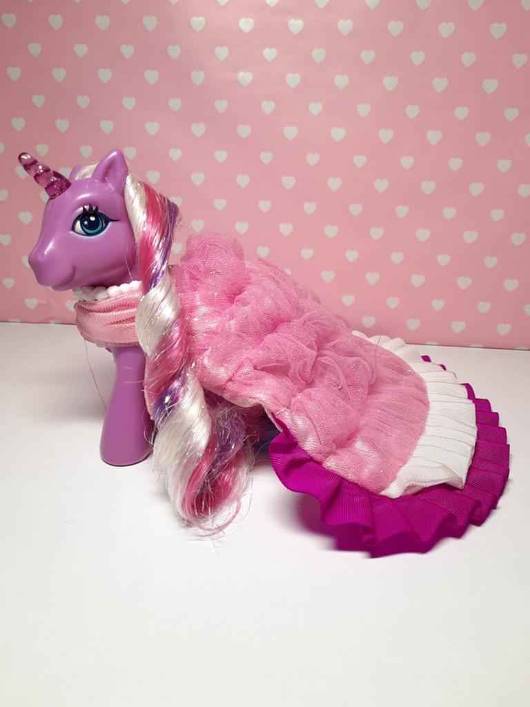 My Little Pony G3 Lily Lightly - Lichtgevende Hoorn & Jurk, Ophalen of Verzenden, Zo goed als nieuw