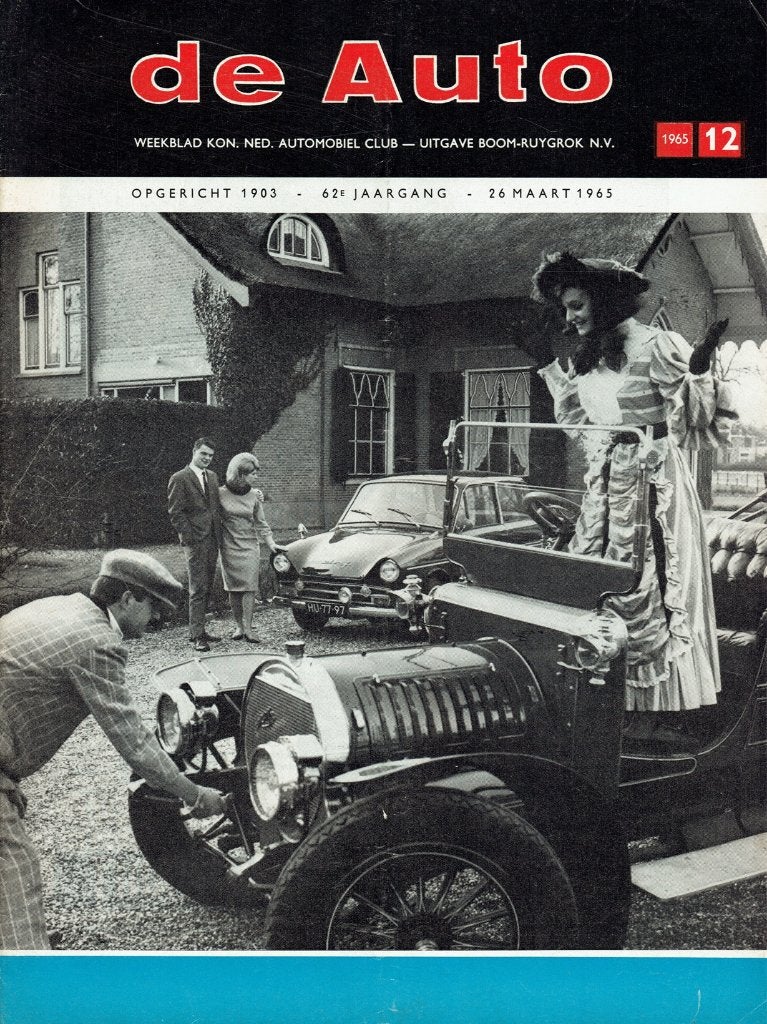 De Auto 1965 nr. 12 (o.a. Citroën 2CV & AZAM 6), Verzenden, Gelezen, Algemeen