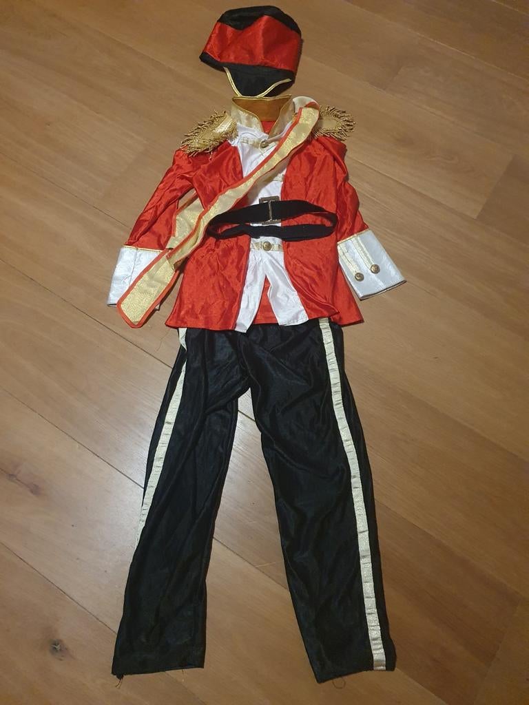 Kinderkostuum Wacht: Rood met Zwart - Maat XXL (152), Ophalen of Verzenden, 146 t/m 152, Jongen of Meisje