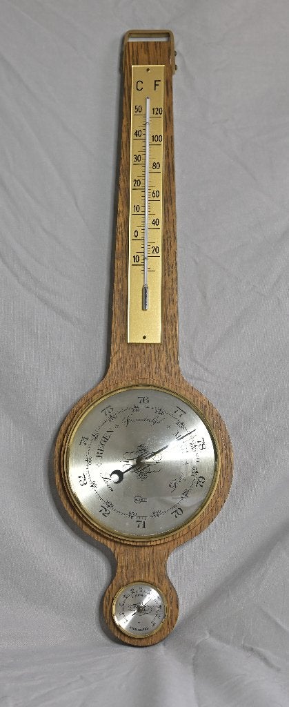 vintage barometer, Ophalen of Verzenden, Gebruikt, Barometer