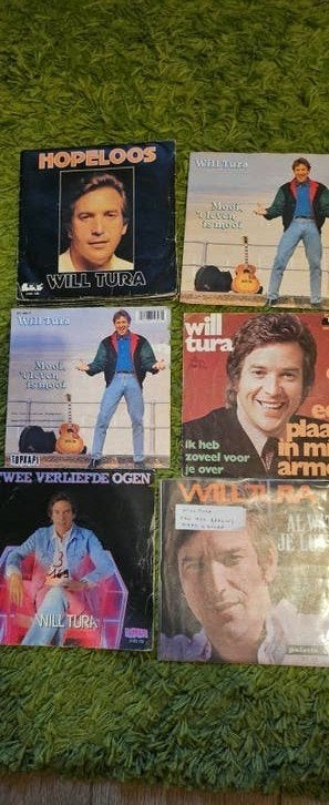 Will Tura Singles Collectie - Diverse Jaren, Gebruikt, 7 inch, Ophalen of Verzenden, EP