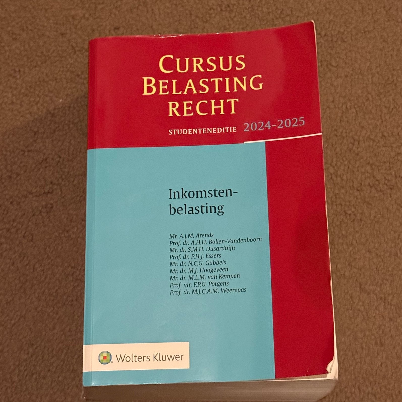 Cursus belastingrecht inkomstenbelasting, Ophalen of Verzenden, Alpha, Zo goed als nieuw