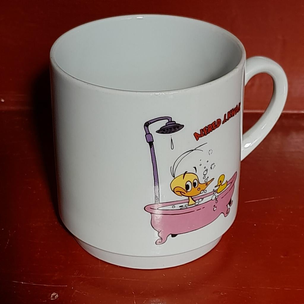 Beker met oor Alfred J. Kwak, Huis en Inrichting, Keuken | Servies, Gebruikt, Overige typen, Ophalen of Verzenden, Overige stijlen