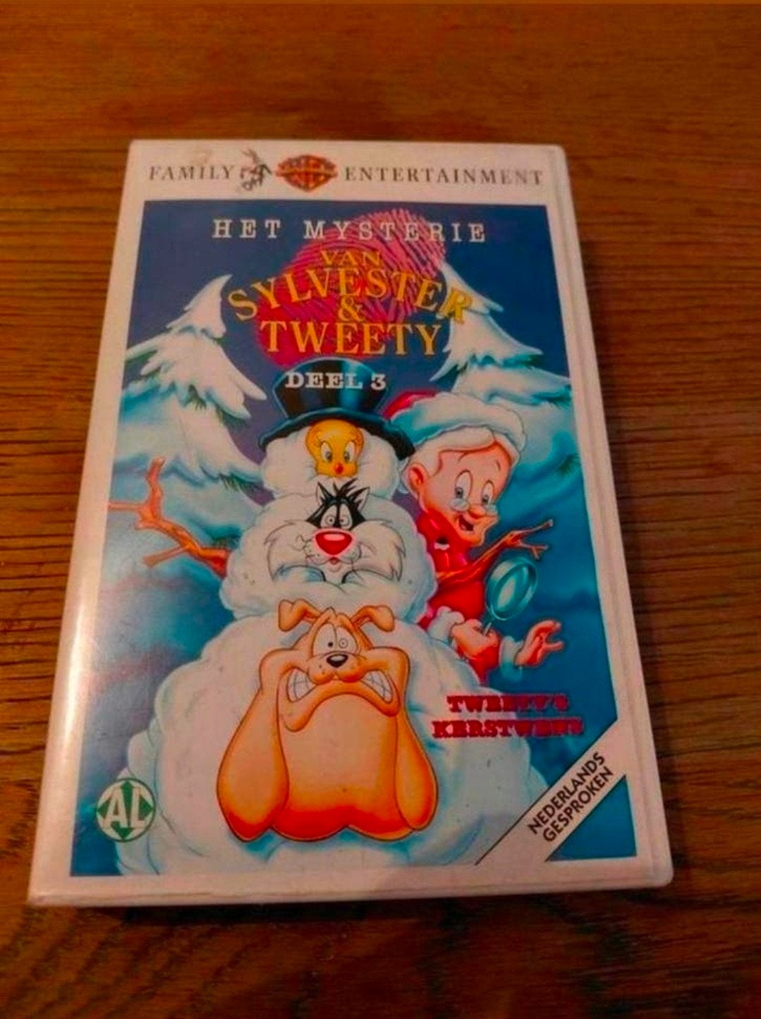 Het Mysterie van Tweety en Sylvester videoband. Looney Tunes, Cd's en Dvd's, Gebruikt, Tekenfilm, Alle leeftijden, Ophalen of Verzenden