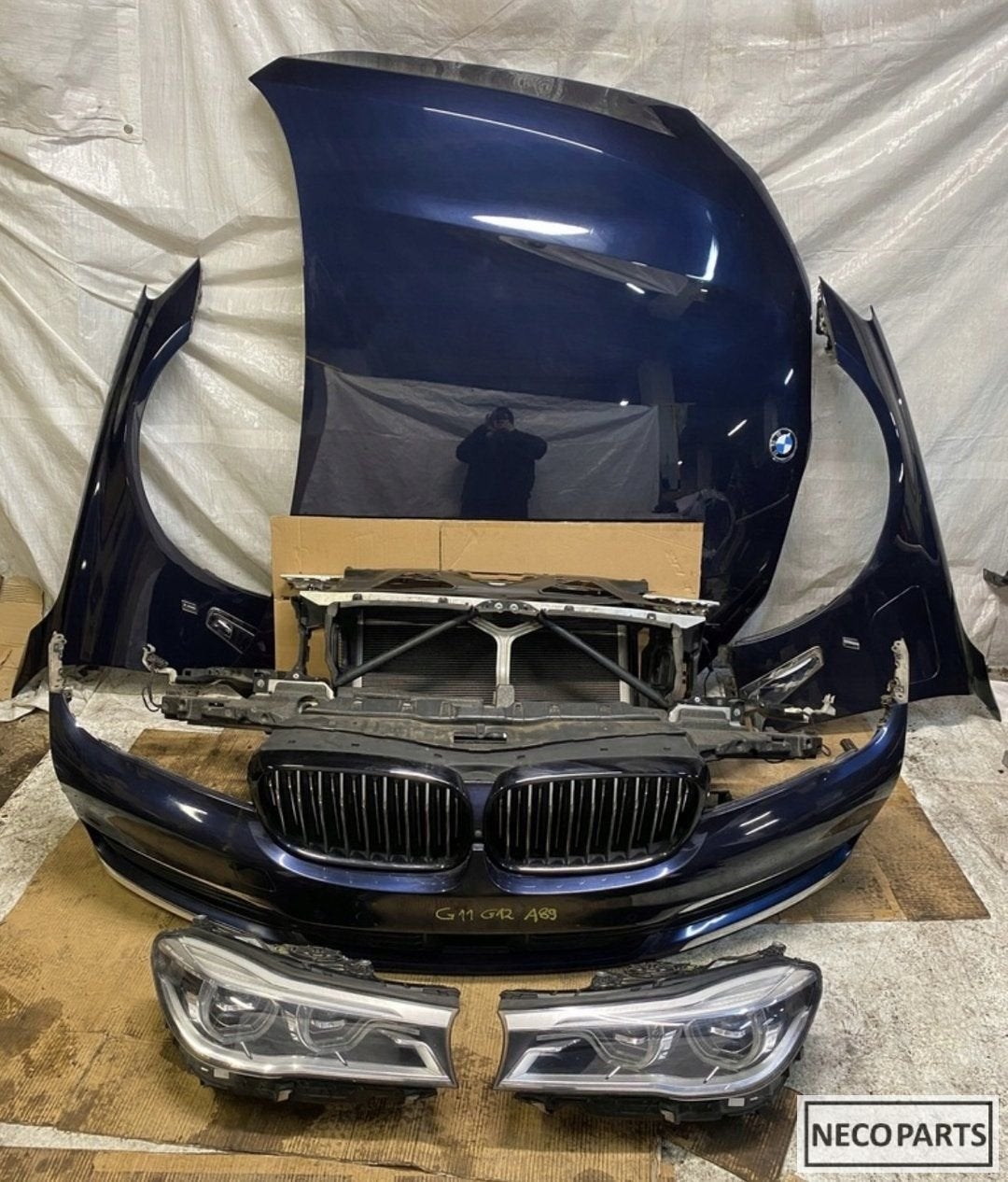 BMW 7 SERIE G11 G12 VOORKOP HYBRID ALLE ONDERDELEN LEVERBAAR, Gebruikt, -, Ophalen of Verzenden, Achter