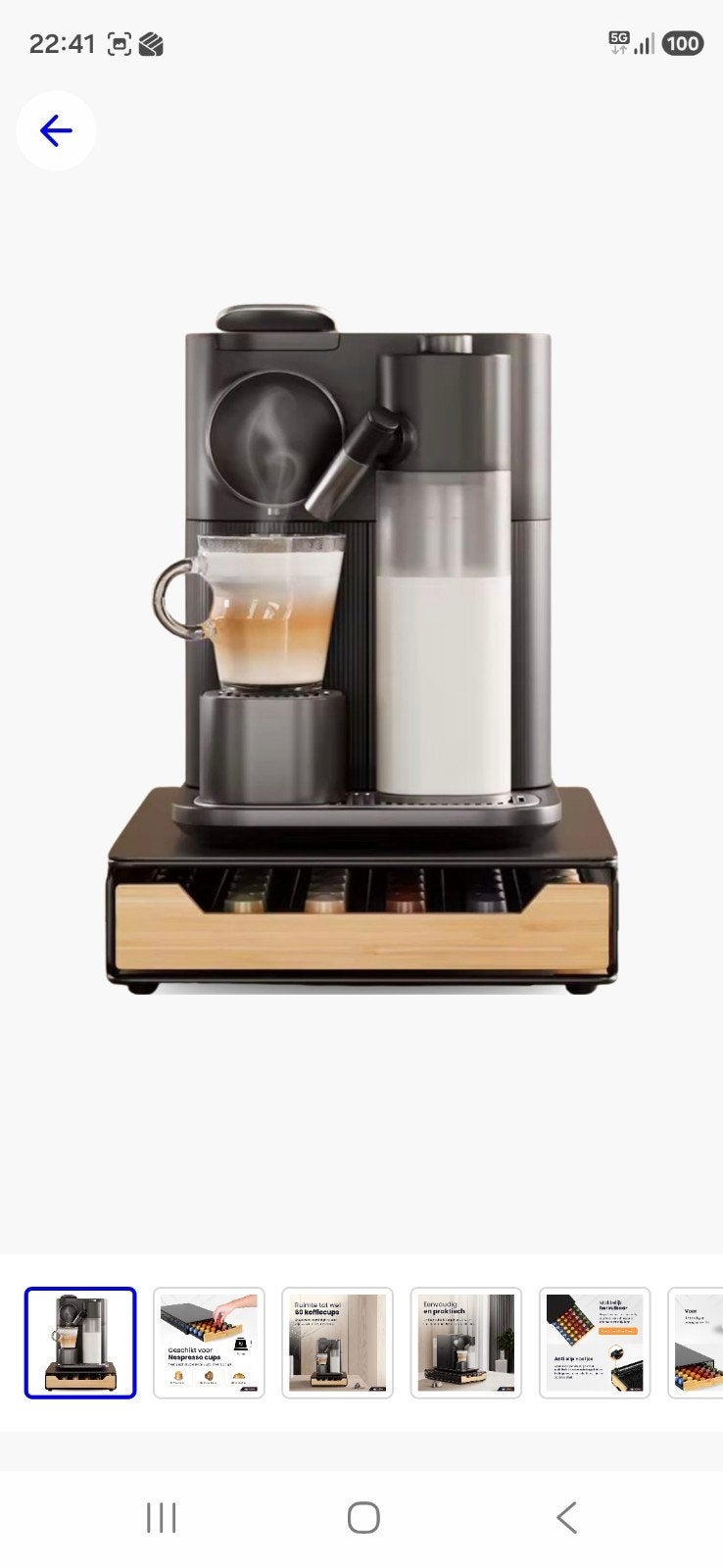 Nespresso Cup Houder - Koffiecup Organizer - 60 Cups, Ophalen of Verzenden, Zo goed als nieuw, Koffiepads en cups