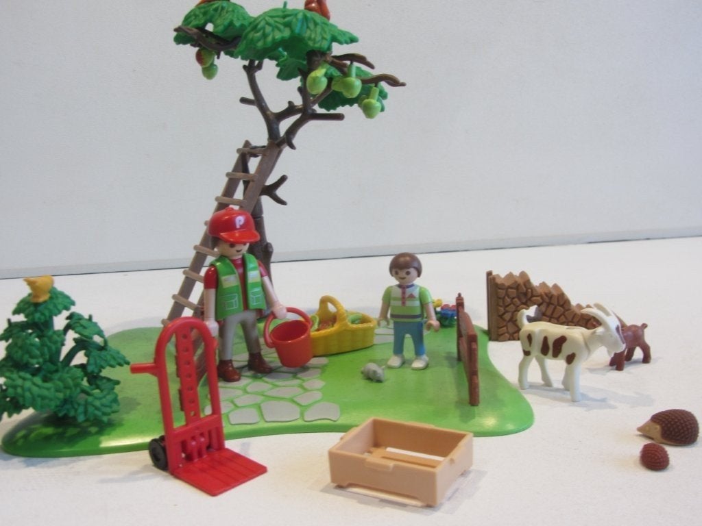 Playmobil boer met appeloogst – 4146, Ophalen of Verzenden, Gebruikt, Los playmobil
