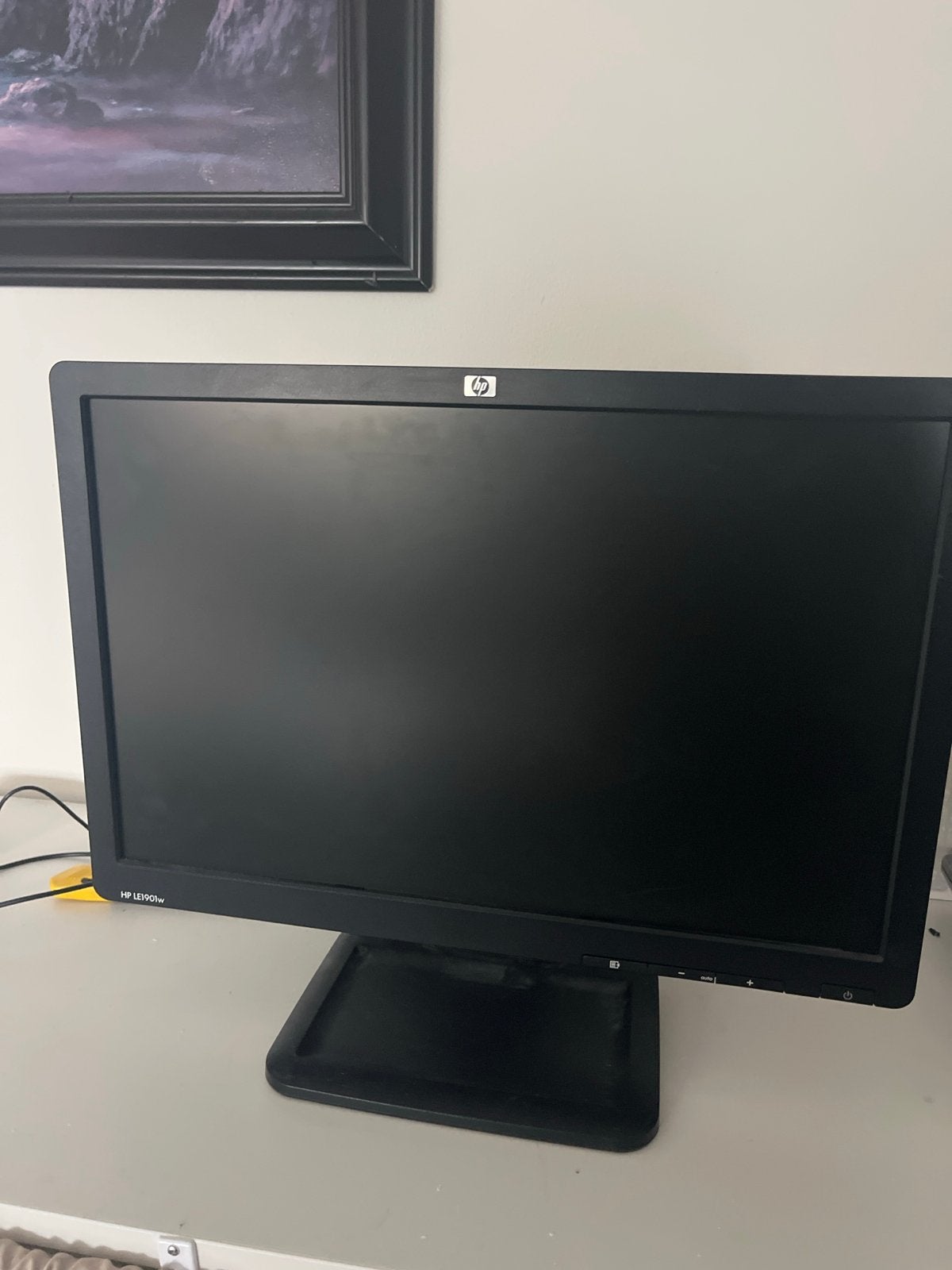HP LE1901w Monitor - 19 inch breedbeeld, Kantelbaar, Ophalen of Verzenden, 60 Hz of minder, Gebruikt