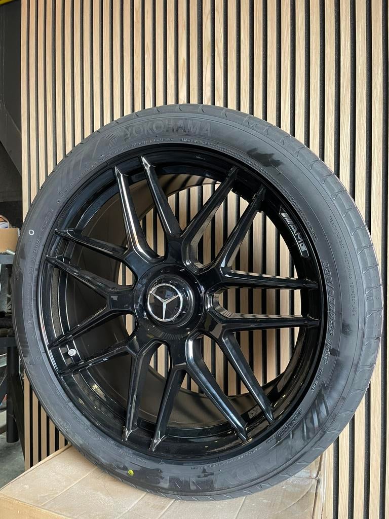 22 inch Mercedes AMG GLE coupe velgen 5x112 + Yokohama MO, 285 mm, Banden en Velgen, Nieuw, Overige maten