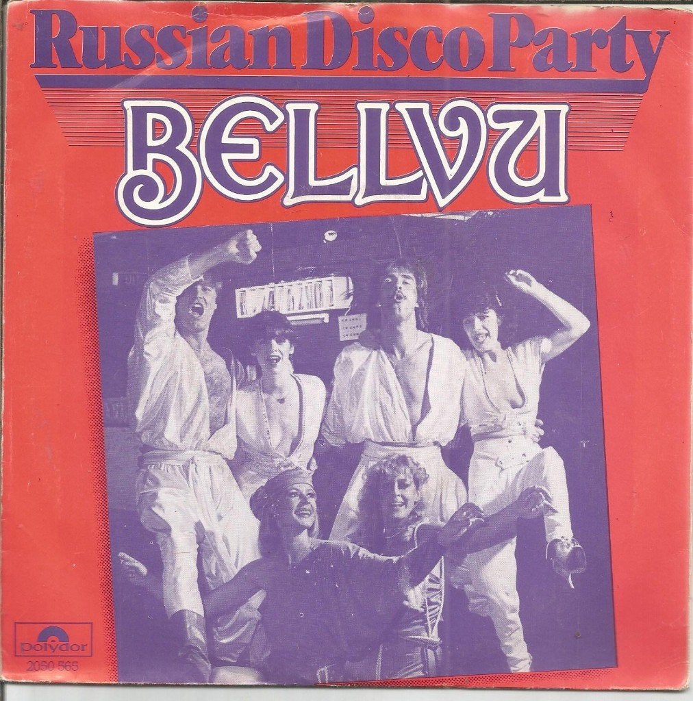 Bellvu – Russian Disco Party (1979), Fotohoes, 7 inch, Ophalen of Verzenden, Zo goed als nieuw