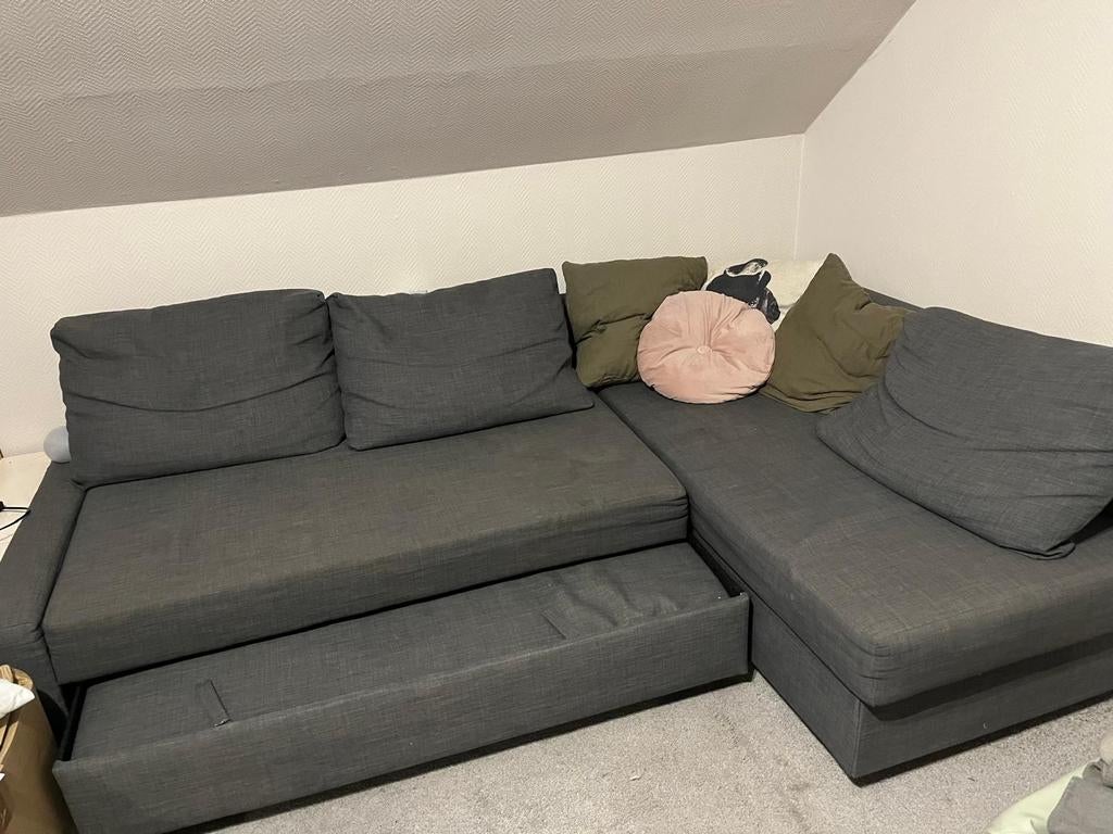 Ikea Friheten slaap/hoekbank - Gebruikt, goede staat, Ophalen, Gebruikt, 100 tot 125 cm, Modern, Functioneel