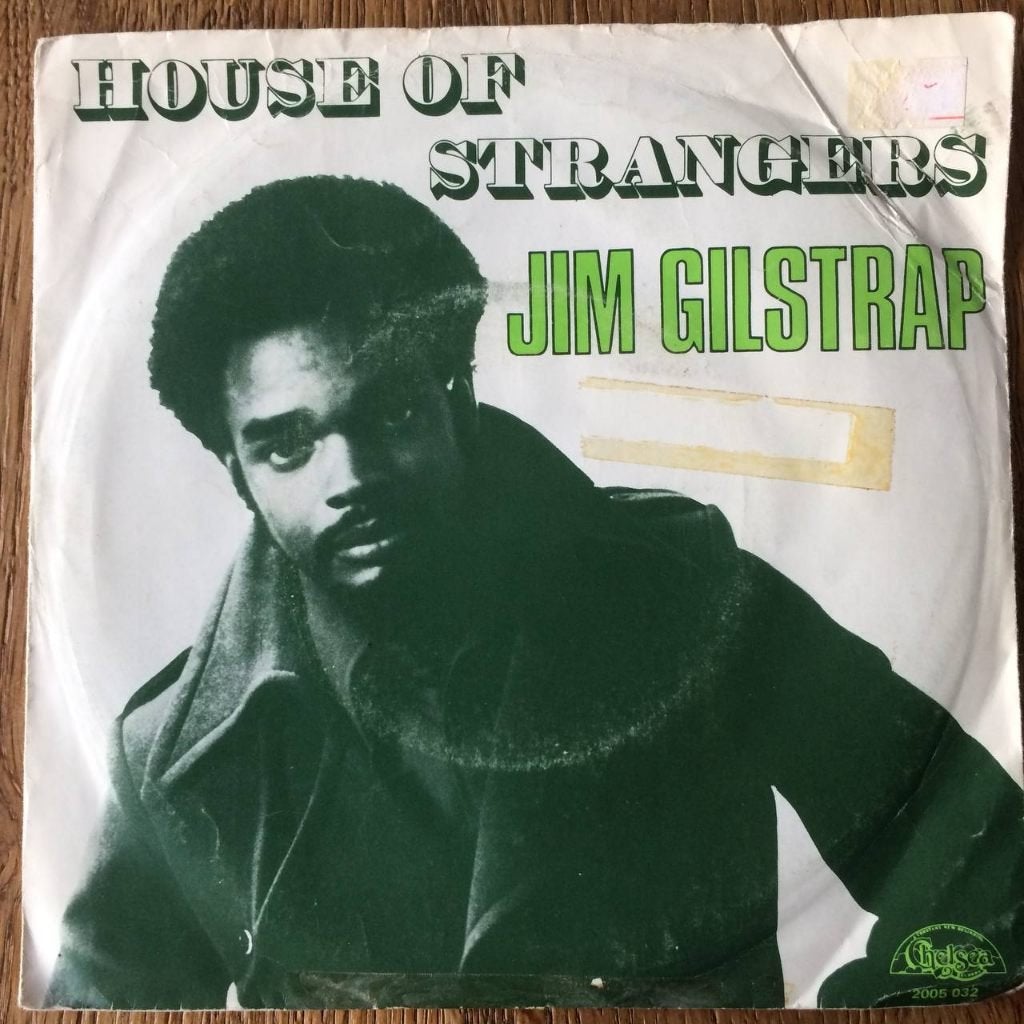 Jim Gilstrap House Of Strangers 7" jazz soul funk PS 70s FH, Gebruikt, 7 inch, Ophalen of Verzenden, Jazz en Blues
