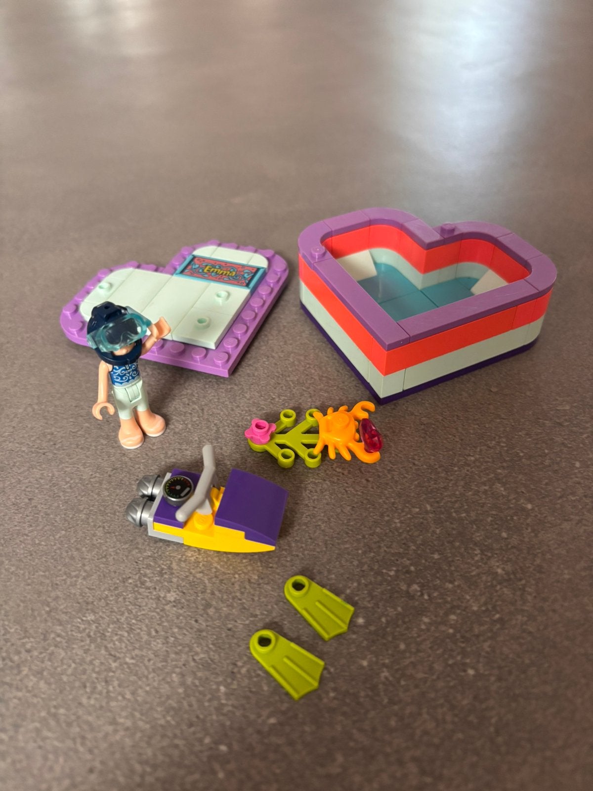 Lego Friends 41385 Emma’s summer heart box, Lego, Friends, Ophalen of Verzenden, Zo goed als nieuw
