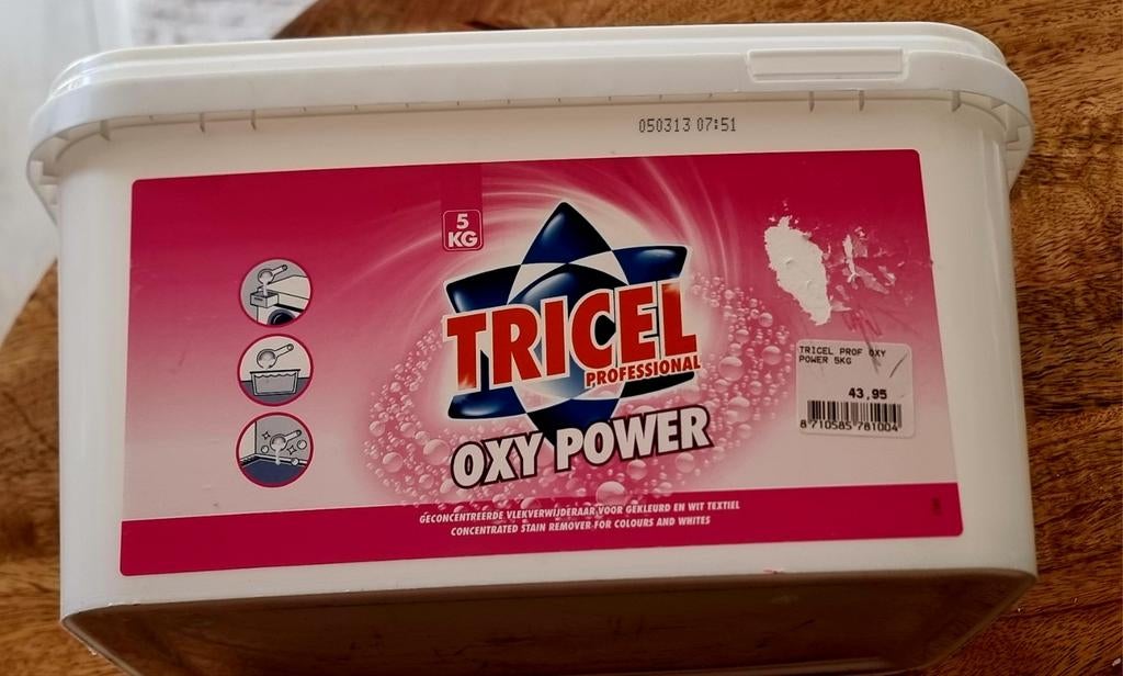 Tricel Professional Oxy Power vlekverwijderaar , Ophalen of Verzenden, Nieuw