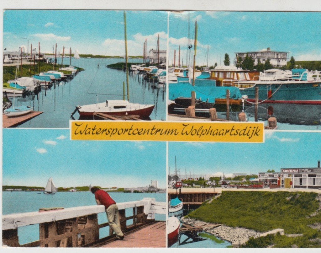Watersport centrum Wolphaartsdijk 4 luik Ongelopen, Ophalen of Verzenden, 1980 tot heden, Ongelopen, Zuid-Holland