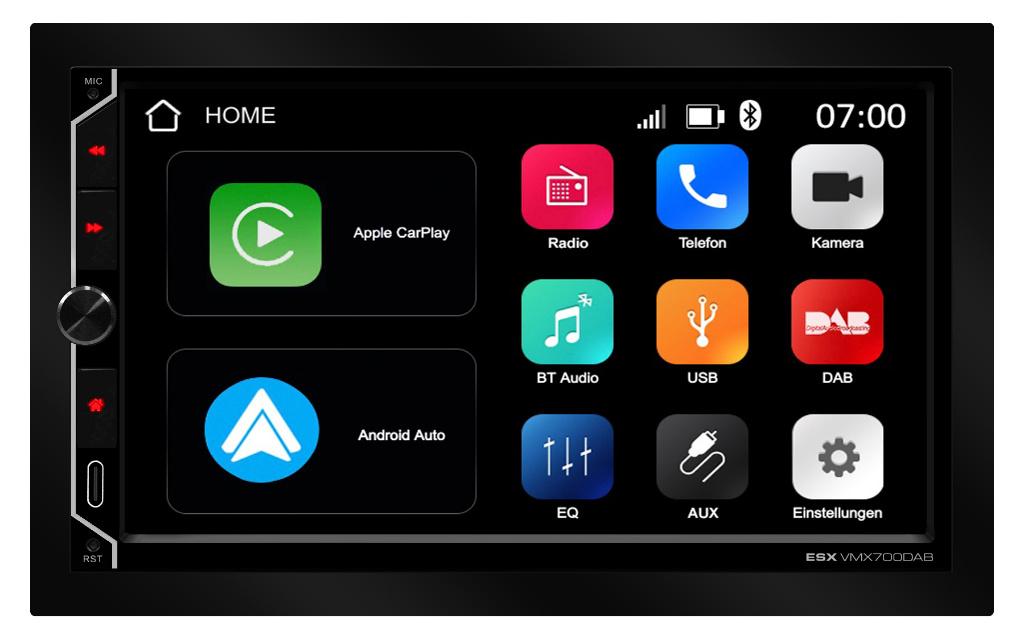 ESX VMX700DAB 2din auto radio / Headunit / AANBIEDING