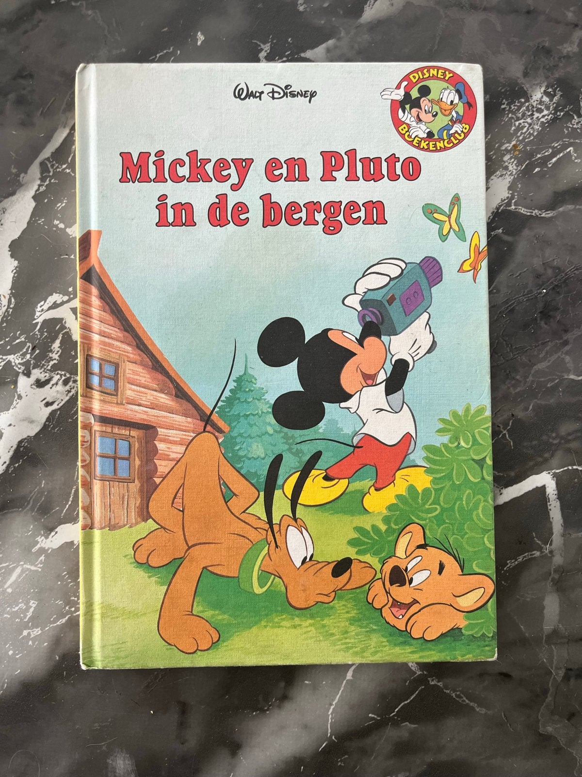 Boek, Mickey en Pluto in de bergen, Boeken, Ophalen of Verzenden, Gelezen, 3 tot 4 jaar