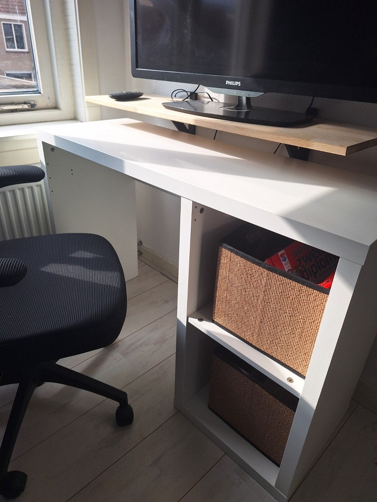 kallax burea 111x39 cm wit, Huis en Inrichting, Ophalen of Verzenden, Zo goed als nieuw, Wit